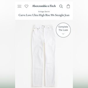 Abercrombie & Fitch Curve Love 90s Jeans BRAND NEW